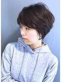 【morio池袋】2019年秋冬大人セクシーワンサイドショートボブ★