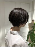 襟足丸みショートくびれショートハンサムショート束感ショート12