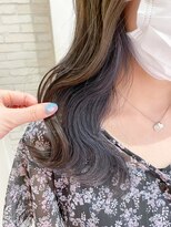 コル(CoL) グレーのオシャレなインナーカラー【RIE】