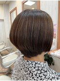 ツヤ髪ストレートボブ