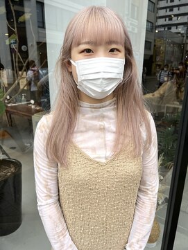 ヘアー アイス ルーチェ(HAIR ICI LUCE) ホワイトピンク