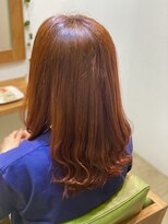 ミオ(mio)&nbsp;ブリーチなし×オレンジブラウン