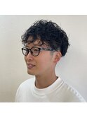 子犬パーマ