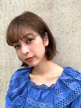 ローネス(LONESS) スタイリングのアレンジの幅もきく！ストンと落ちるぷつっとボブ