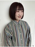 ぱつっとボブ