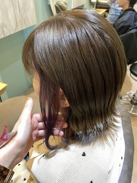 アンフィ 矢向(Anphi) パープルインナーカラー