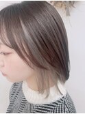 【インナーカラー】×【ホワイトベージュ】