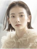 大人ボブ/グレーベージュ/アッシュブラック/黒髪/銀座一丁目