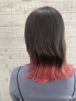 ヘアーデザインハル(hair desigin hal)&nbsp;グラデーションピンク！