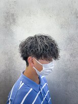 ピースバイラフトーキョウ(V by RAF Tokyo)&nbsp;ホワイトハイライト×波巻き30%