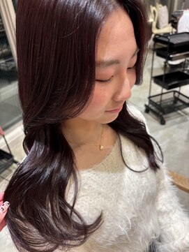 ヘアーエスクールステラ(hair S.COEUR stella) ピンクブラウンカラー