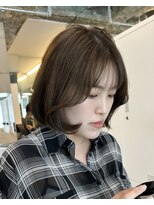 アリュウル 表参道 青山(Allure) ショコラベージュ×巻いても可愛い韓国ボブ◎ 佐藤