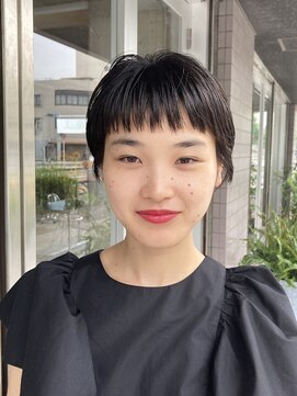 ピーロ(piilo) マッシュショート/オフブラック/ショート