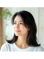 サロンドリゼット(SALON DE RISETTE) 外はねミディ