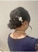 お呼ばれアレンジシニヨン