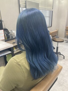 アジールヘア 東上野店(agir hair) 透明感抜群！ブリーチありイルミナカラー/ブルーカラー【上野】