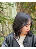 ダークグレージュ×ラベンダーピンク