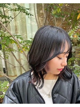 オーマ(OMA) ダークグレージュ×ラベンダーピンク