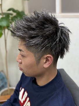 パリシ Polish カット、ツイスト、メッシュw