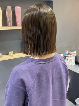 ラミエバイメルト 下北沢(lamie by melt) 花田/イメチェン外ハネボブ美髪ワイドバング下北沢グレージュ