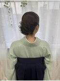 卒業式ヘアセット