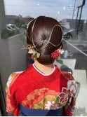 卒業式ヘア