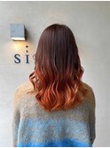 オレンジグラデーション