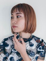 ピズム(PISM) チェリーブラウン/ダスティーピンク/ミニボブ/ヘルシースタイル