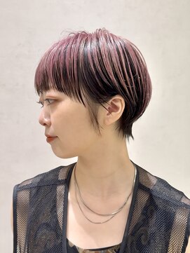 ソー 銀座(SAUT) ショートカット/デザインカラー/ケアブリーチ