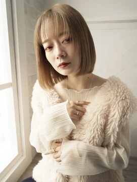 デューヘアー(due hair) ショート ボブ ウルフ ブリーチ レイヤーカット イルミナ