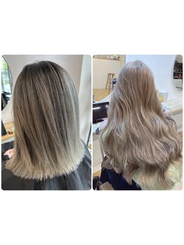 ハイトーン、ブリーチお任せください♪透明感のあるカラーで周りと差がつくワンランク上のオシャレを演出☆