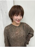 代々木/ブリーチなし/ショートボブ/酸性ストレート/新宿/韓国