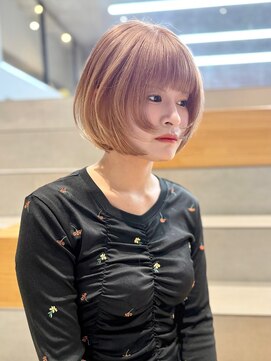 ニュアンスボブ/ミルクティーベージュ/ボブレイヤー