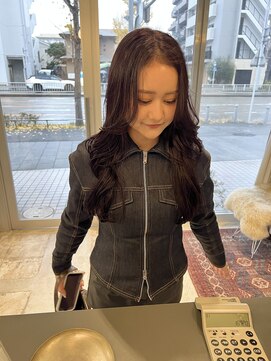 ピーロ(piilo) ボルドーカラー/レイヤーカット