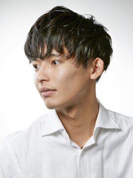 カインド 南青山(hair&make up KIND) シャドウパーマ/マッシュレイヤー/黒髪/30代/men's