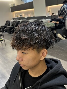 ビカムメンズヘアー 栄店(become men's hair) 縦落ちツイストスパイラルマッシュ