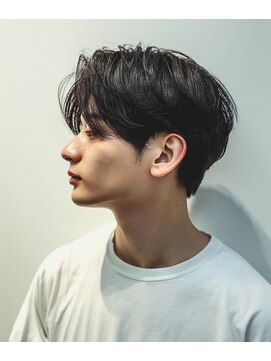 リエル(LIERU) 縮毛矯正で作る毛流れメンズヘア