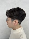 2ブロック×フェザーパーマ