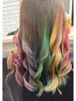 オルヘアサロン(Olu. hair salon)&nbsp;【レインボー】デザインカラー×多色染め×個性カラー