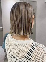 エイチエムヘアーホーム 池袋2号店(H M hair home) 髪質改善/レイヤーボブ/ミルクグレージュ/顔周りカット/池袋