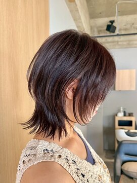 ジュベ(juve.) 大分ショートボブ顔周りレイヤーカット髪質改善カラー