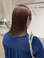 ビーハイブ 仙台駅前店(Behive)&nbsp;オレンジブラウン/ブリーチなし暖色/ボブミディアム/20代30代