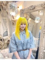 アルモワール(Armoire) イエロー/ブロンド/ケアブリーチ/レイヤーカット