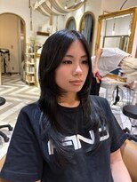 ロンドアベニール 北千住(Lond avenir)&nbsp;結べる長さのボブ/韓国風レイヤーカット/顔周りカット/前髪