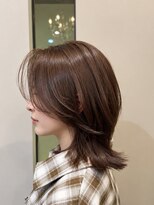 クオン テラッセ納屋橋店(kuon)&nbsp;顔周りレイヤー/レイヤー/髪質改善/インフィニアルカラー,/伏見