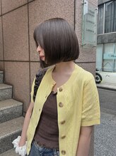 ロマリア(Lomalia)&nbsp;似合わせカットボブ[表参道ダブルカラーケアブリーチ縮毛矯正]