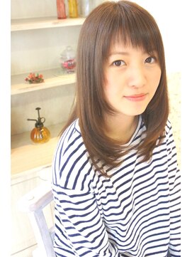 フレア 心 武庫之荘(flare) シースルーバング♪ミディアム