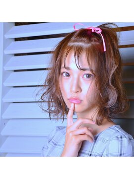 クロノス(CRONOS) 【cronos】シースルーバング、ヘアアレンジ、リボン