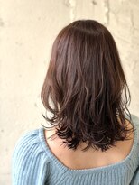ペネロープ(Penelope)&nbsp;セミロングレイヤー/ピンクベージュ　担当　夕島