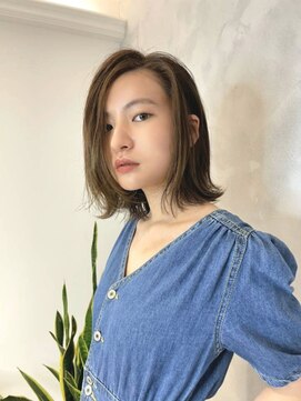 インフィニティ 新富町(Infinity) 【簡単スタイリングヘア】ストリート風外ハネミディアム